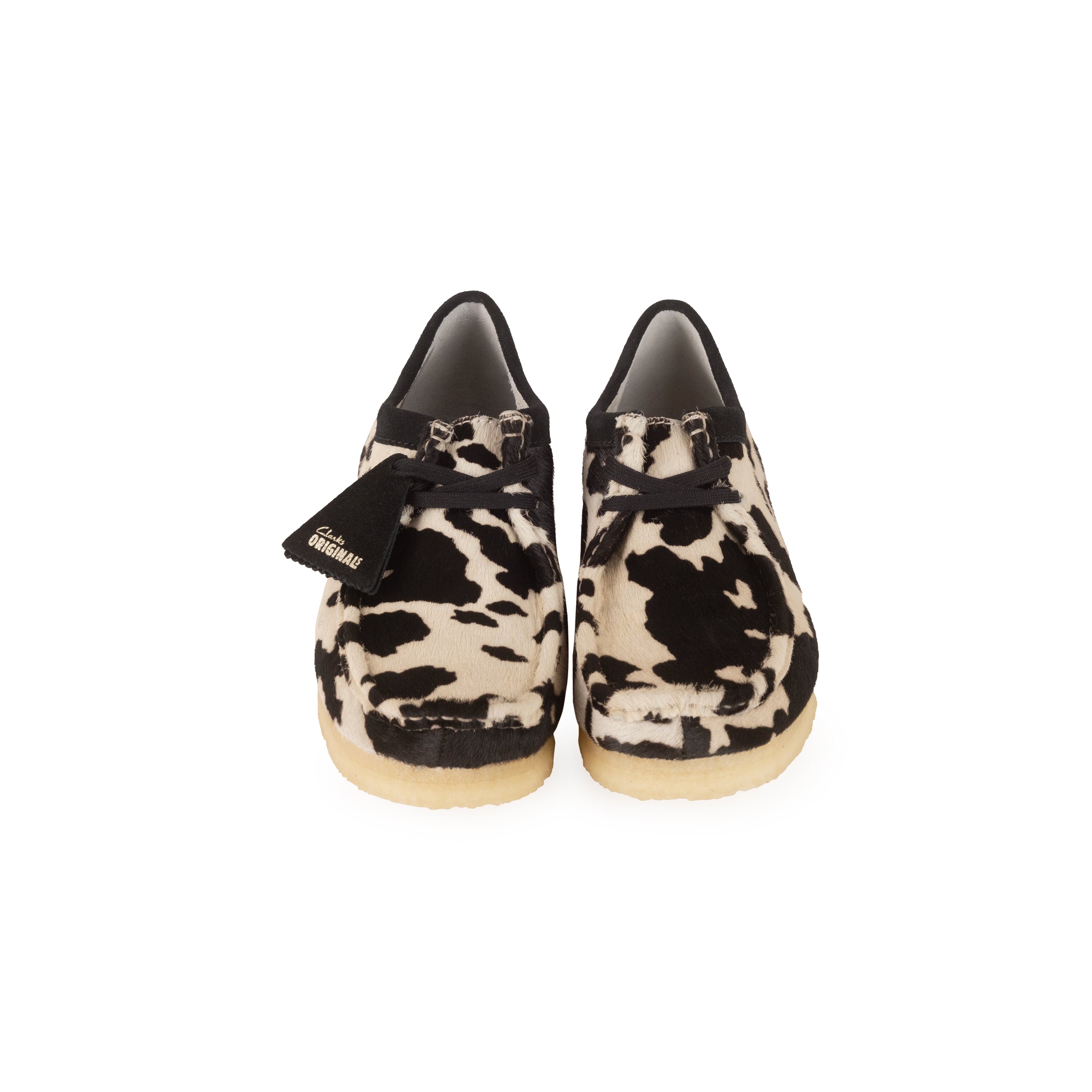 Clarks Men's Original WALLABEE COW PRINT HAIRON Made In Vietnam