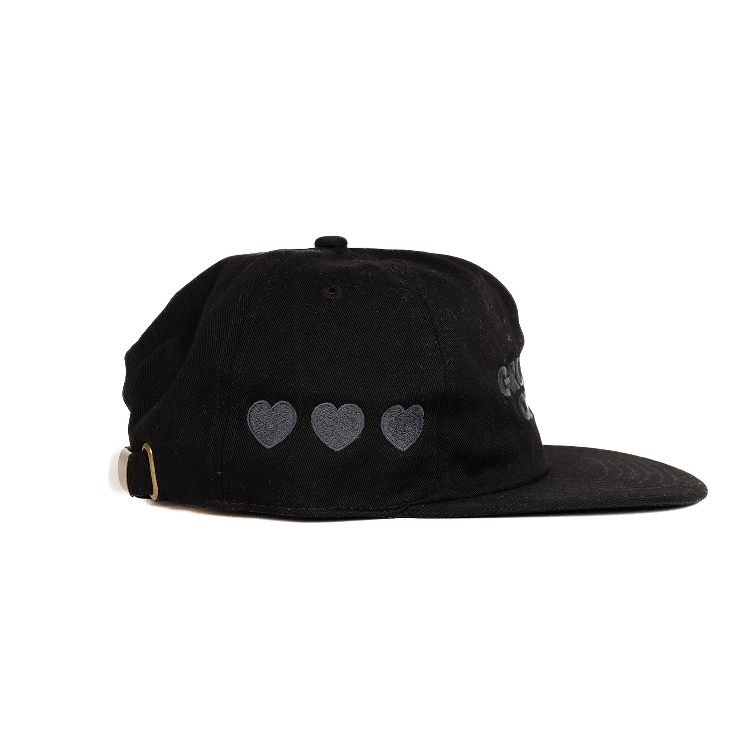 GRUNGE CITY BLACK ADJUSTABLE HAT🖤