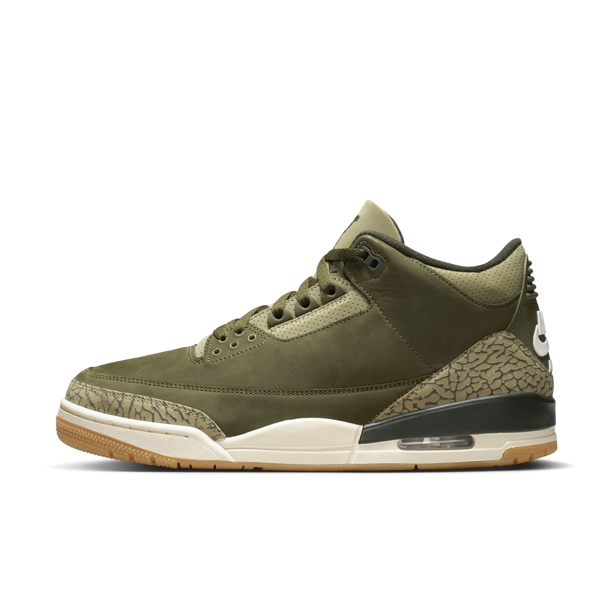 AIR JORDAN 3 RETRO - MEDIUM OLIVE - 10/25 LAUNCH