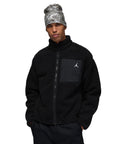 Jordan Flight Faux Fur Jacket - BLACK