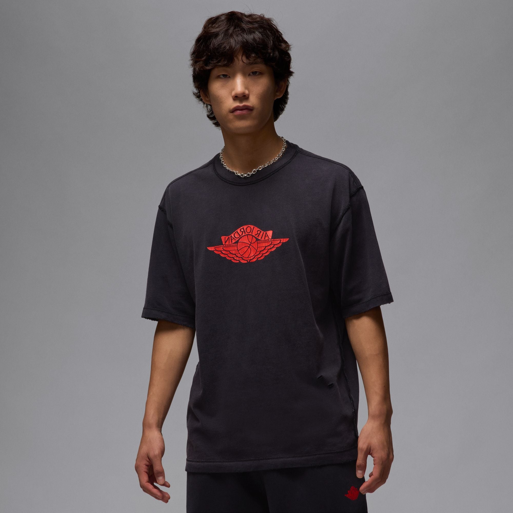 JORDAN RARE AIR T-SHIRT- BLACK RED