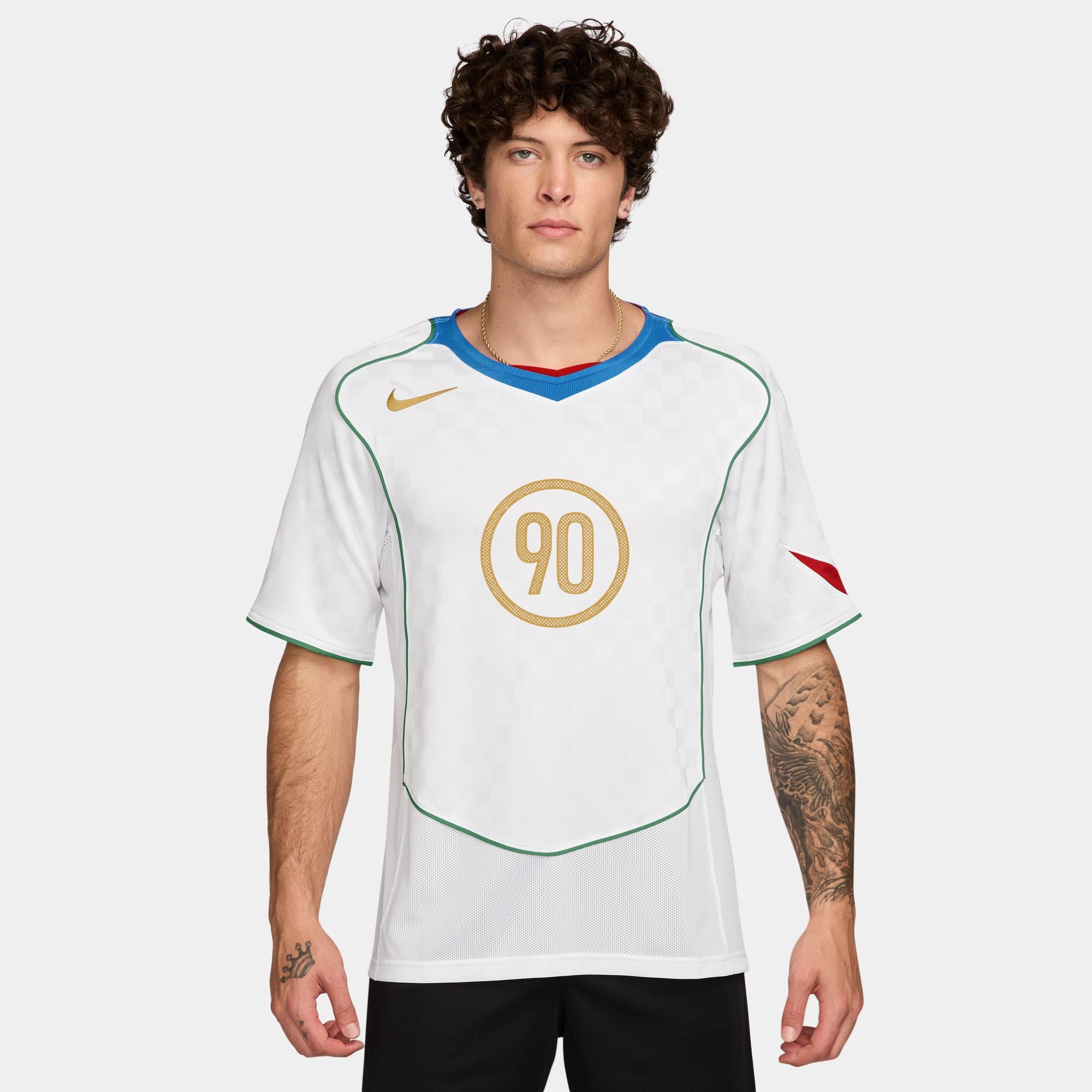 NIKE TOTAL 90 SOCCER JERSEY - WHITE
