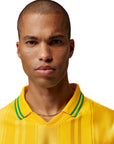 Jordan Men's Polo - Yellow Brazil