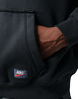 Jordan Flight Wings Men's Fleece Pullover Hoodie Black Red