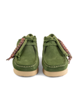 CLARKS WALLABEE - GREEN SUEDE