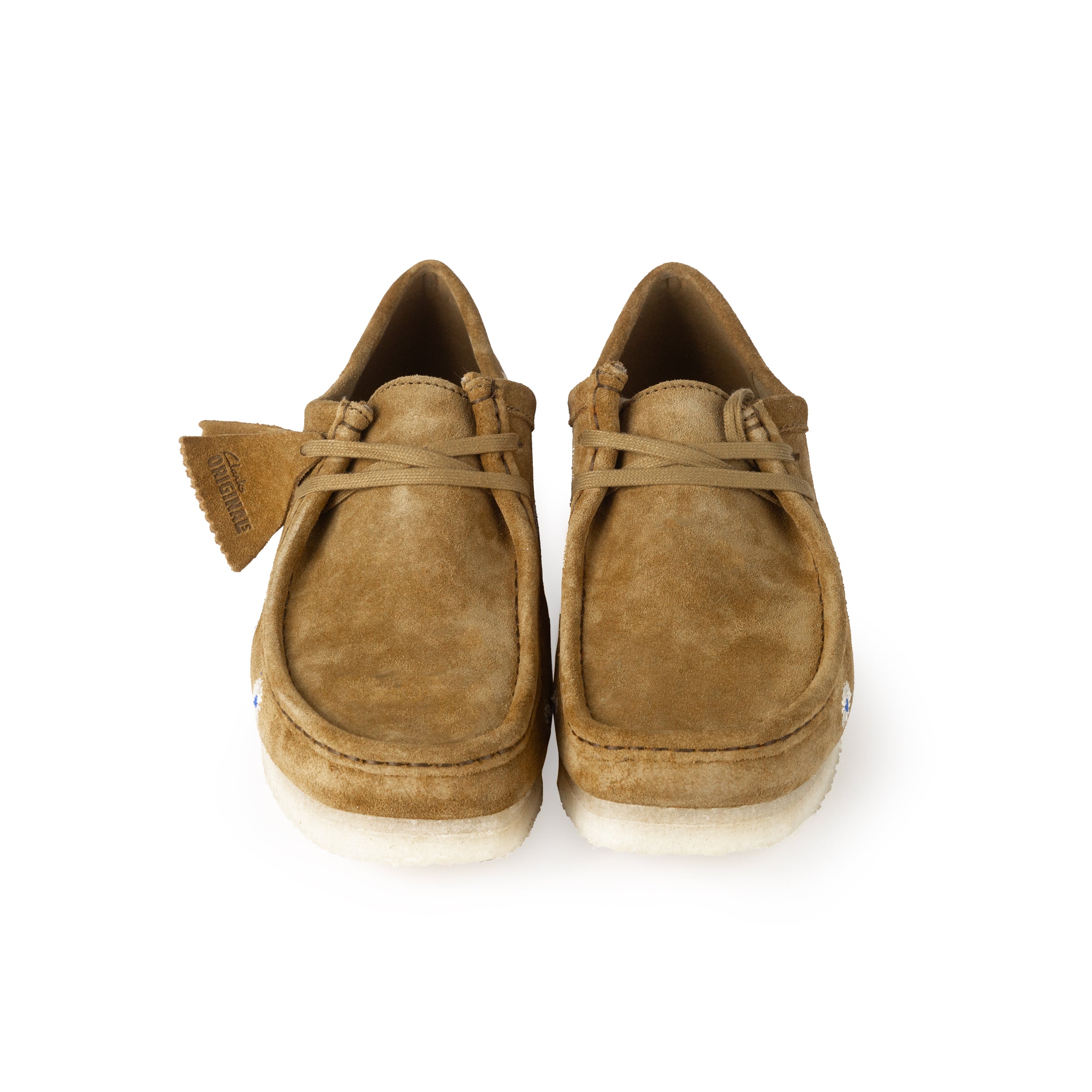 Clarks wallabee olive sales