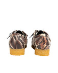 CLARKS Wallabee Brown Snake Print
