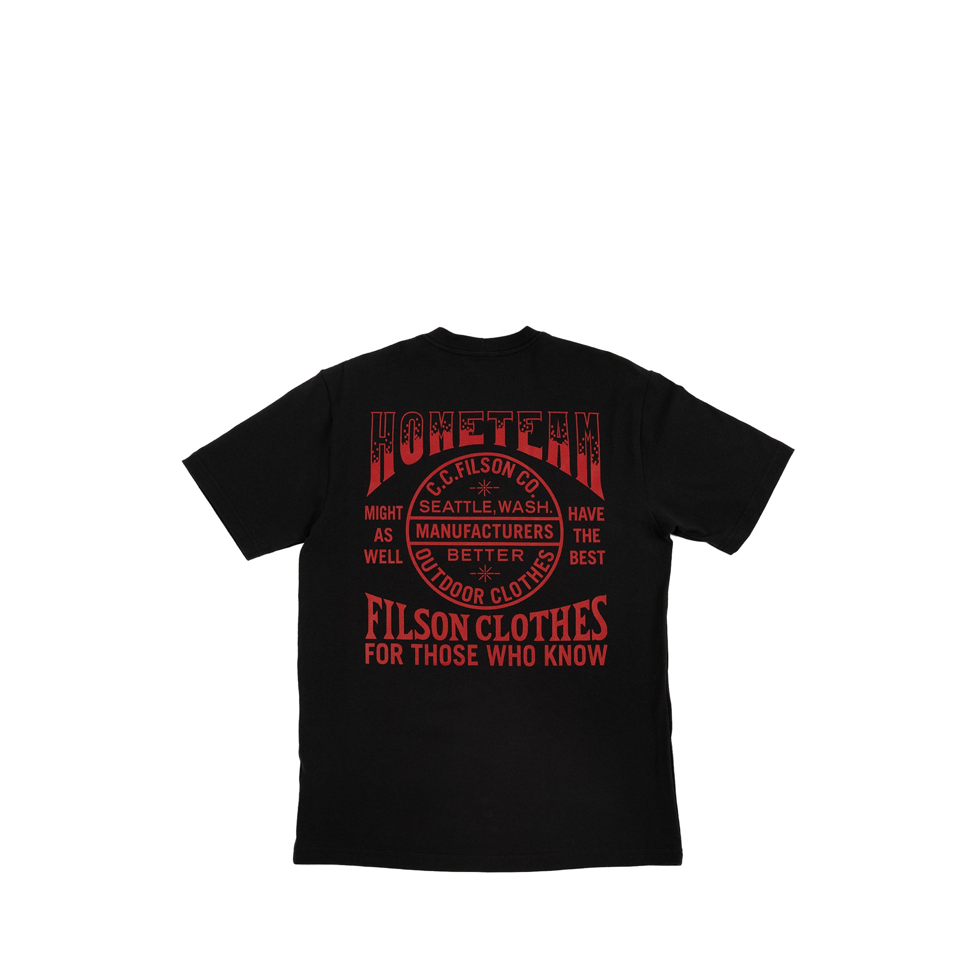 HOMETEAM X FILSON PROSPECTOR TEE - BLACK