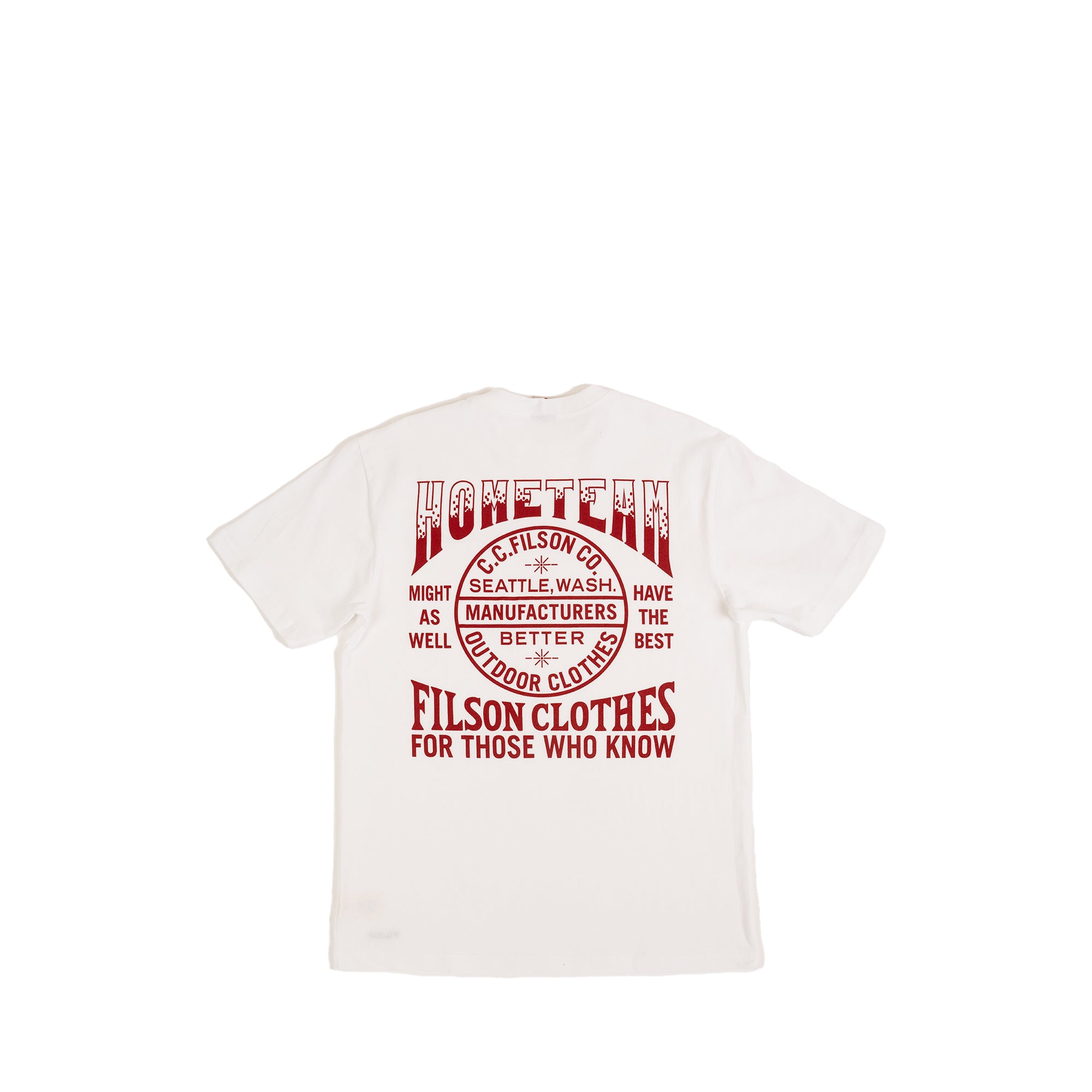 HOMETEAM X FILSON PROSPECTOR TEE - WHITE