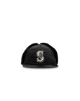 New Era 59Fifty Seattle Mariners Nylon Fleece Dog Ears Fitted - Black