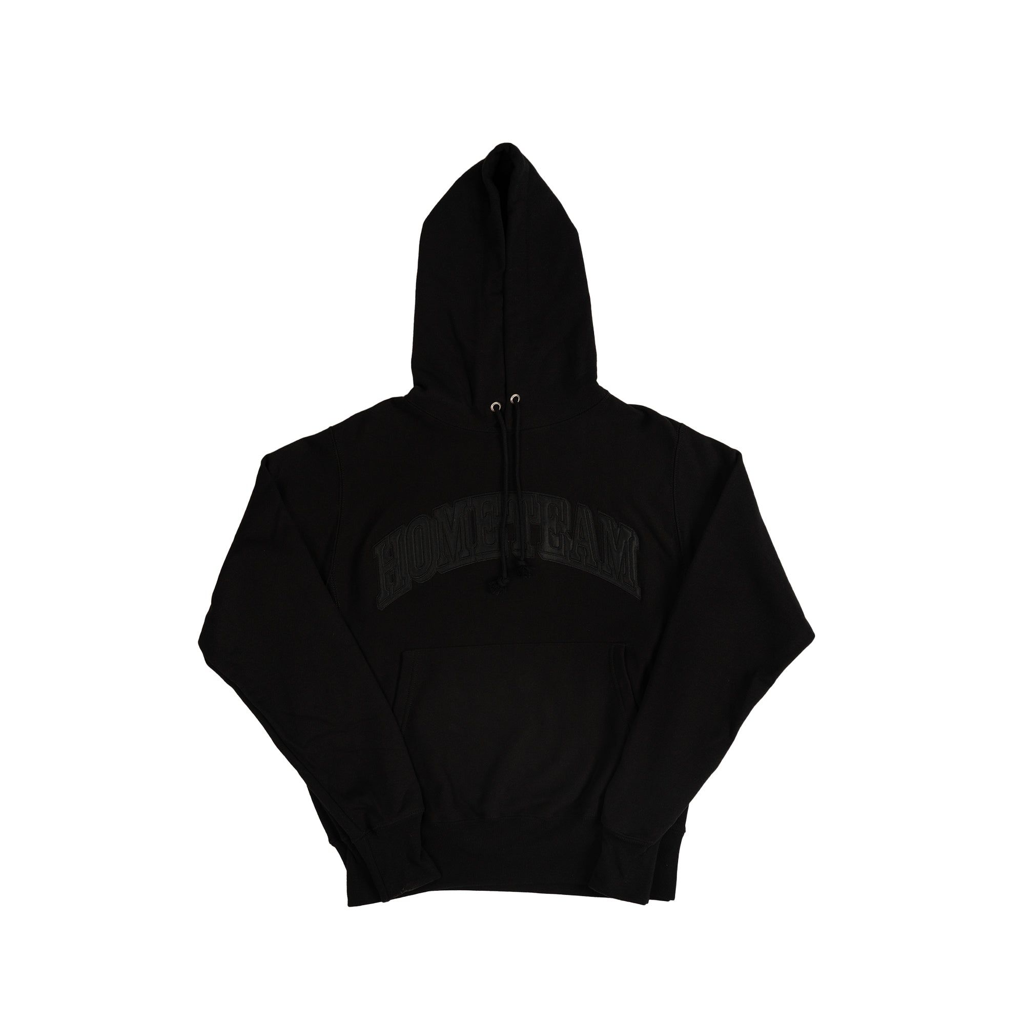 The Throwback Hoodie - Tackle Twill - Black