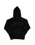 The Throwback Hoodie - Tackle Twill - Black
