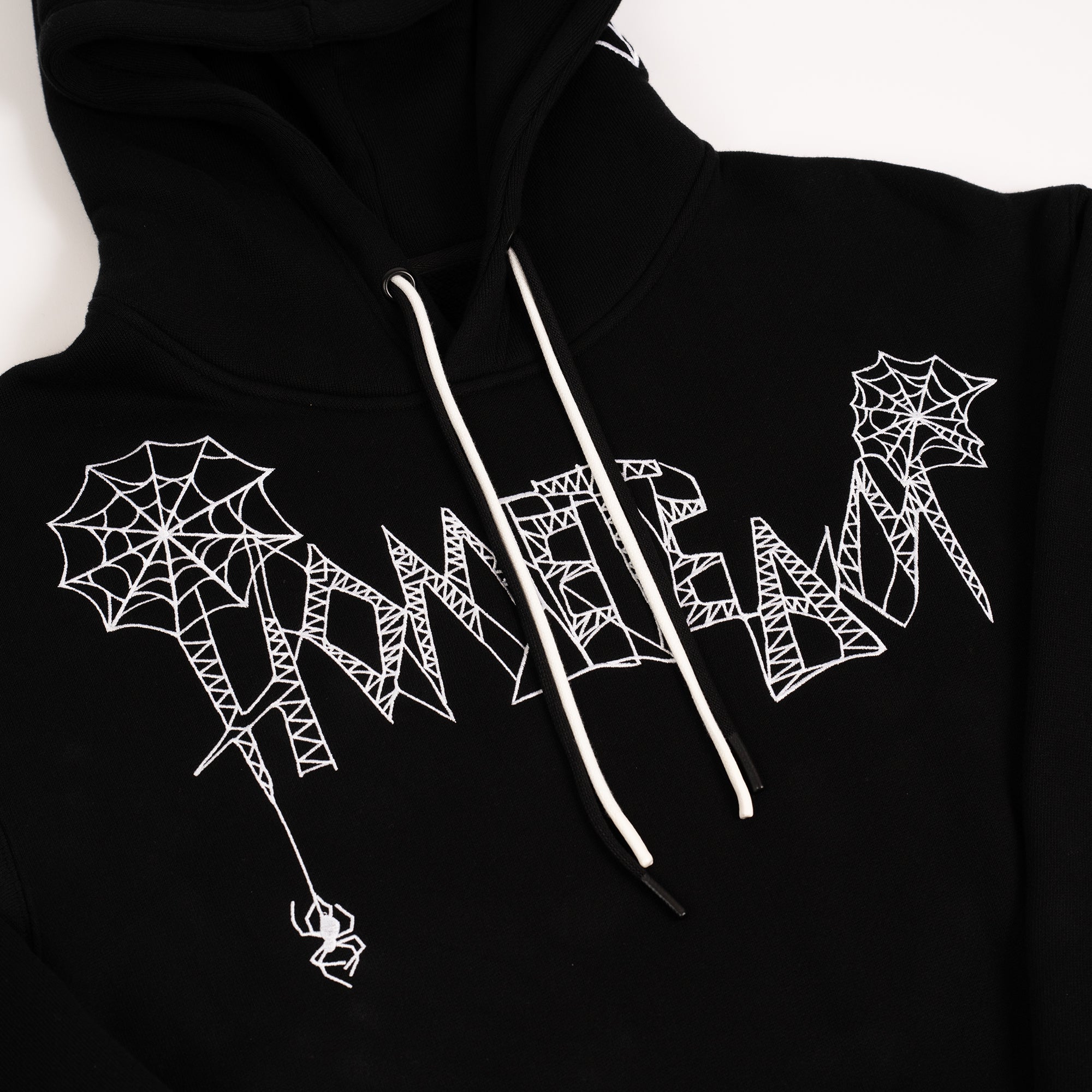HOMETEAM WEB HOODIE - Black