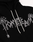 HOMETEAM WEB HOODIE - Black