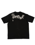 HOMETEAM WEB TEE - Black Glow in the Dark Print