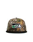 Seattle Seahawks New Era Real Tree Camo with A Black Bill