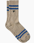 Arvin Goods - Recycled Cotton Blend Crew Socks - Sand Stripe