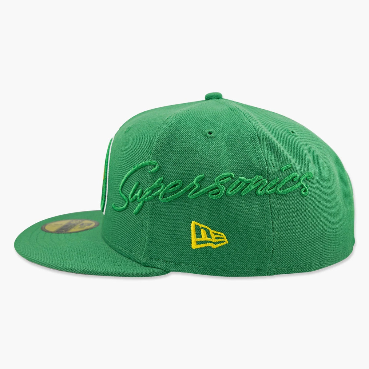 New Era 59Fifty Seattle SuperSonics Side Script - Kelly Green