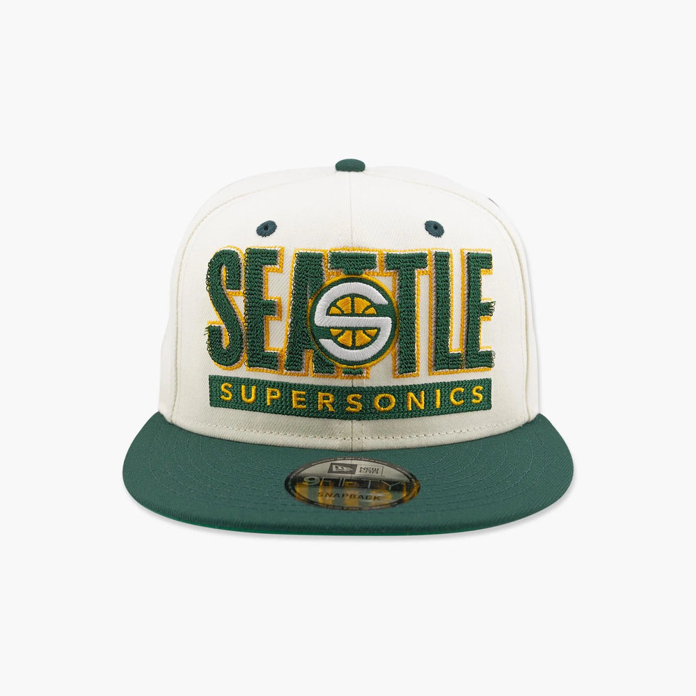 New Era Seattle Supersonics Classic Stacked 9FIFTY Snapback