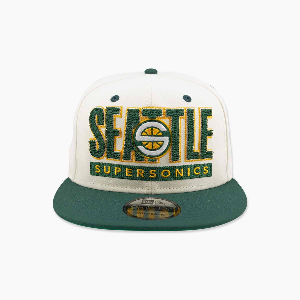 New Era Seattle Supersonics Classic Stacked 9FIFTY Snapback