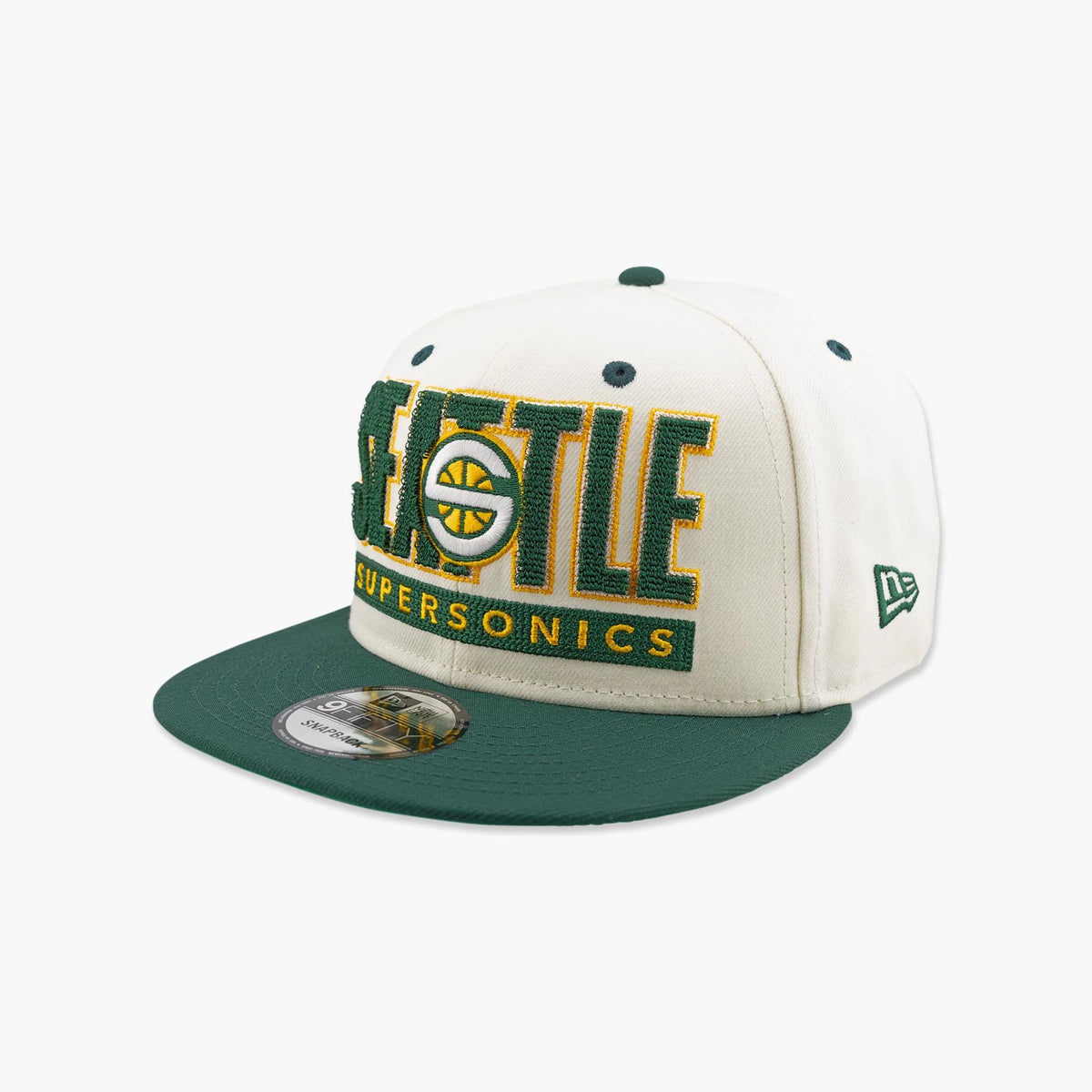 New Era Seattle Supersonics Classic Stacked 9FIFTY Snapback
