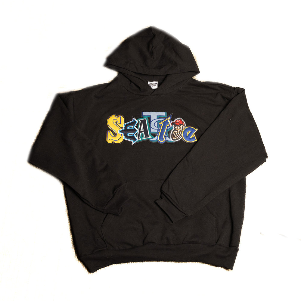 SEATTLE RANSOM HOODIE - BLACK