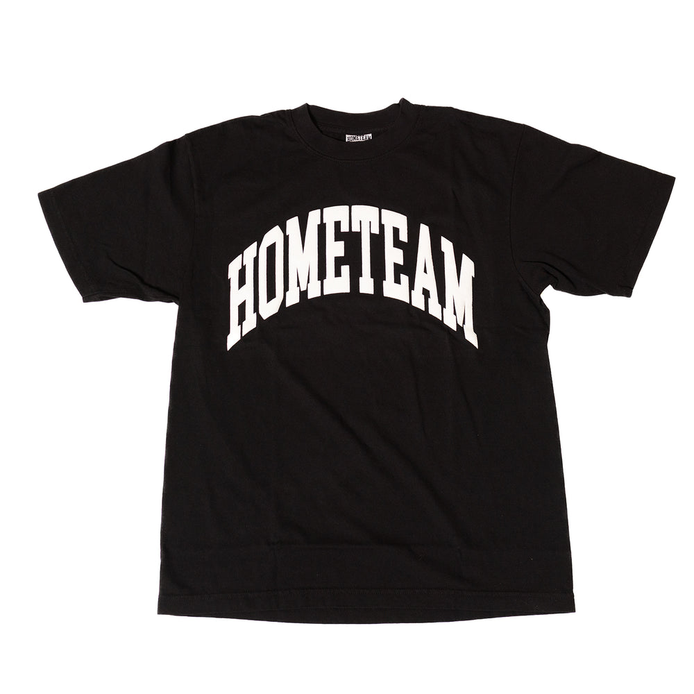 HOMETEAM Puff Print Logo Tee - Black and White