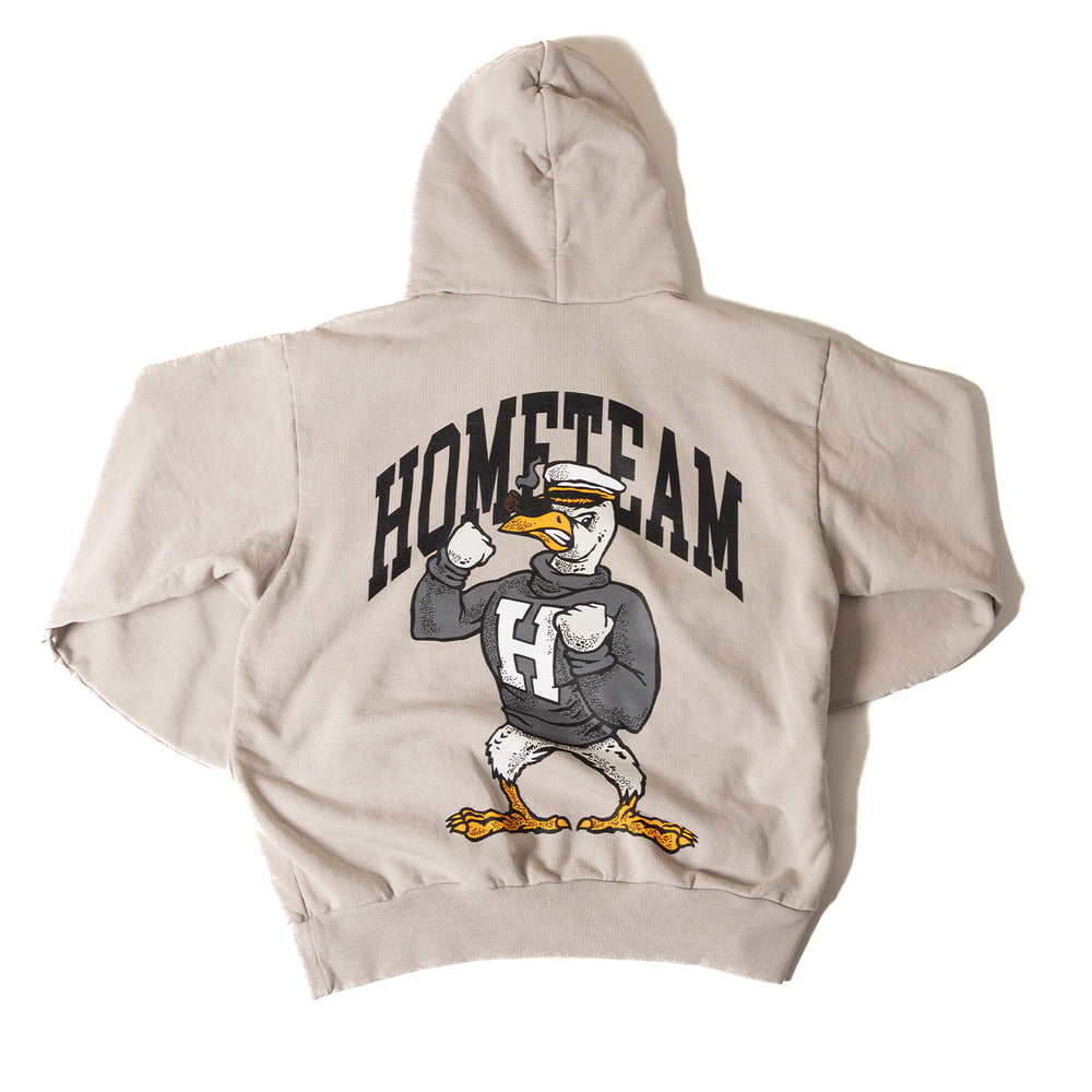 HOMETEAM GULLY HOODIE - GREY CEMENT
