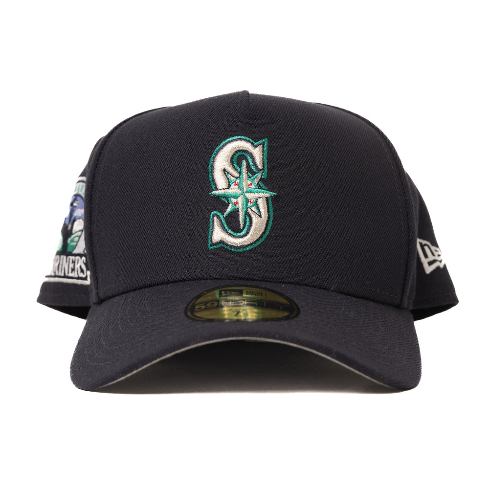 Seattle Mariners New Era A-Frame 59FORTY Fitted Hat - Navy