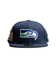 New Era - Seattle Seahawks 59FIFTY Fitted Hat - Super Bowl Patch - Blue