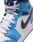 AIR JORDAN 1 MID - UNIVERSITY BLUE
