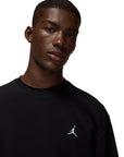 Jordan Brooklyn Fleece Crew-Neck Sweatshirt - BLACK