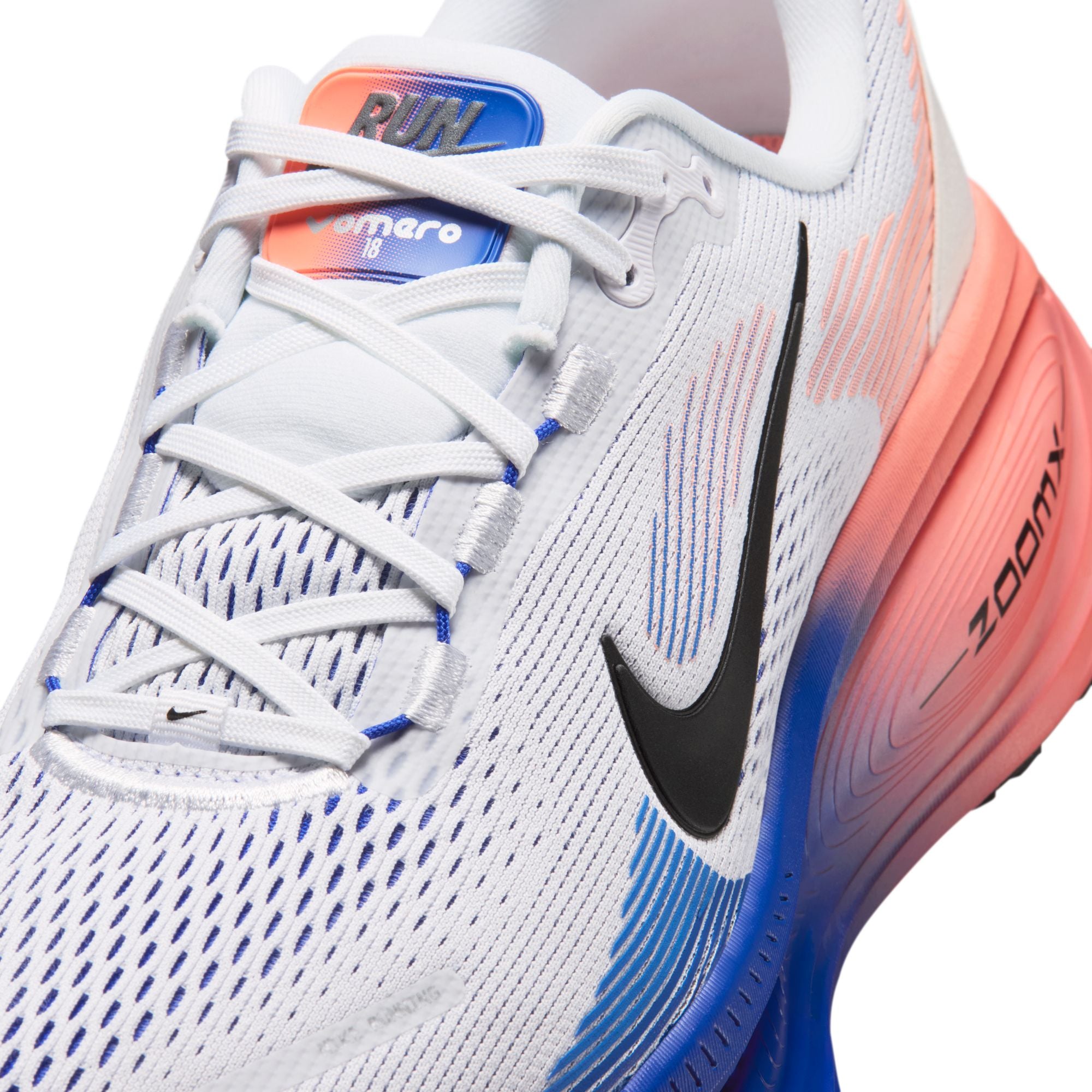 NIKE VOMERO 18 - WHITE RACER BLUE