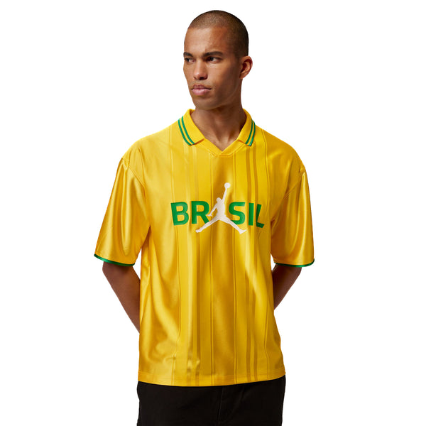 Jordan Men's Polo - Yellow Brazil – HOMETEAM