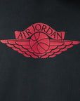 Jordan Flight Wings Men's Fleece Pullover Hoodie Black Red