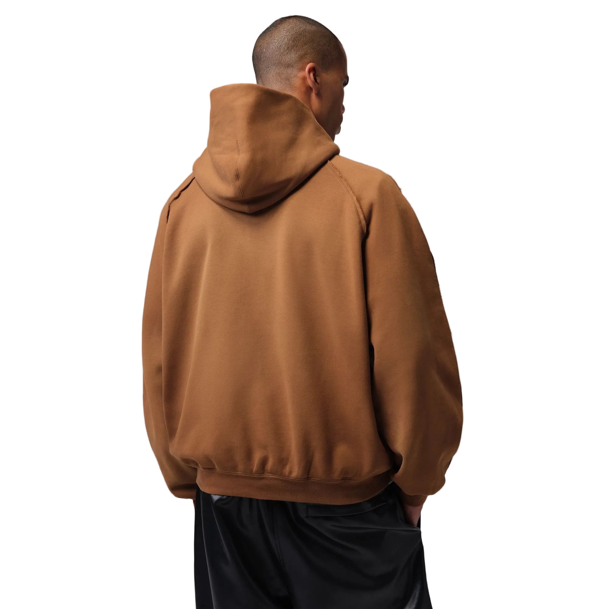 Jordan Flight Wings Men's Fleece Pullover Hoodie -Brown