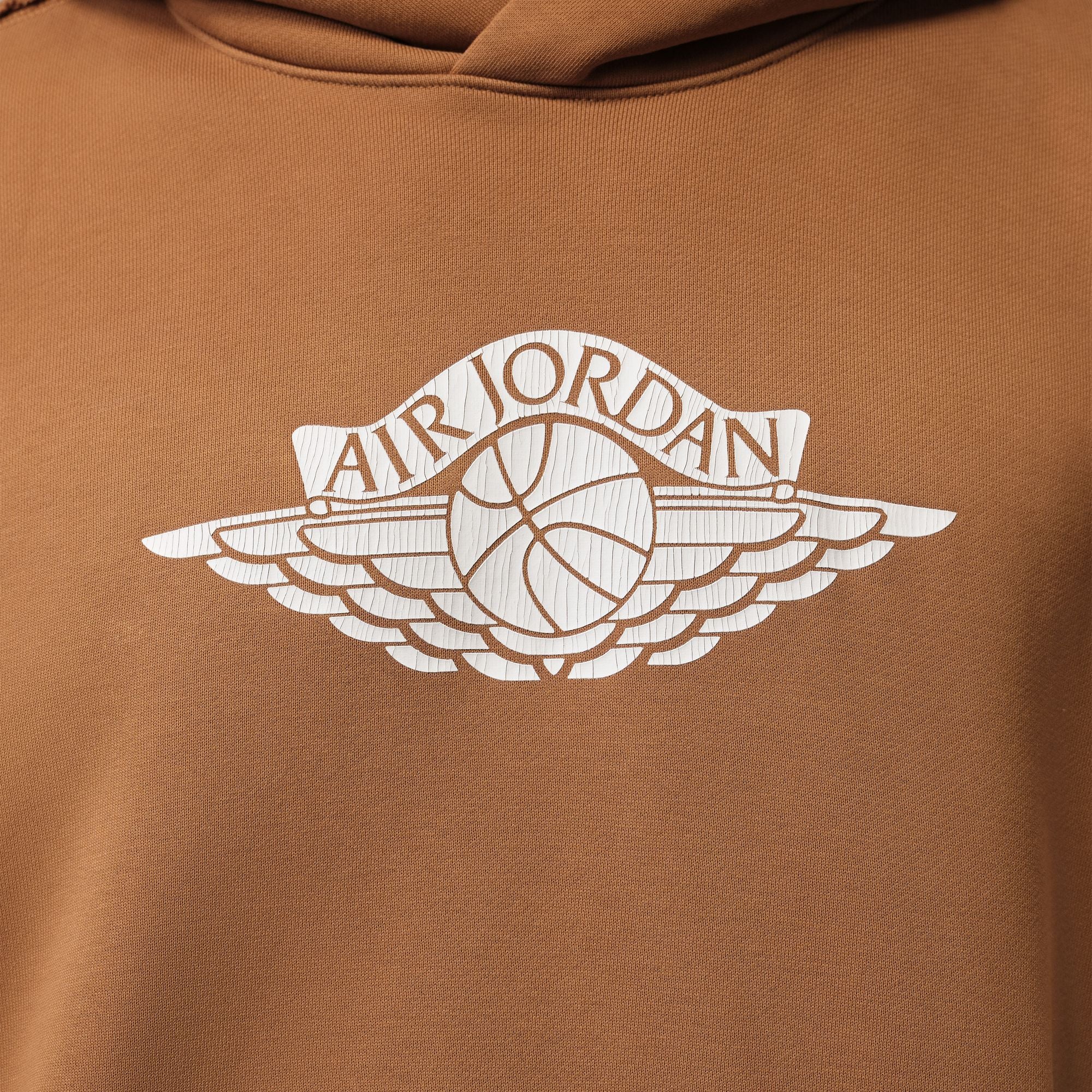 Jordan Flight Wings Men's Fleece Pullover Hoodie -Brown