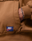 Jordan Flight Wings Men's Fleece Pullover Hoodie -Brown