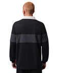 Jordan Brooklyn Men's Long-Sleeve Polo - Black Slate