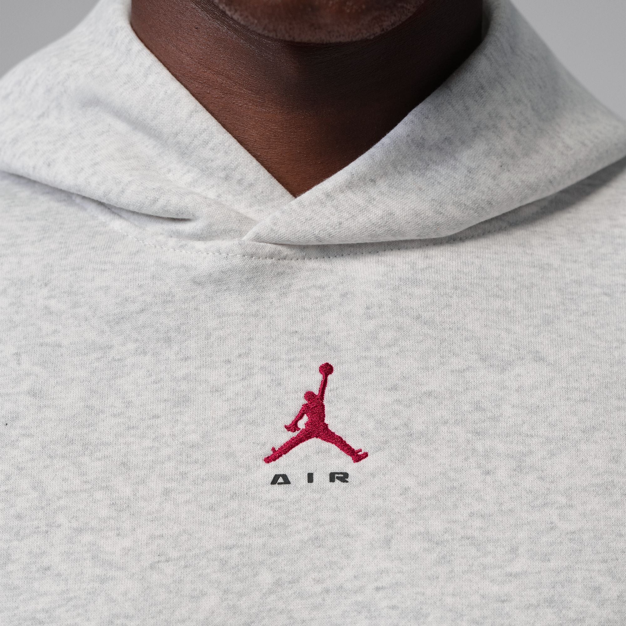 Jordan Brooklyn Men's Statement Pullover Hoodie - Neutral Grey