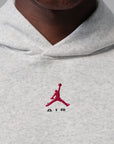 Jordan Brooklyn Men's Statement Pullover Hoodie - Neutral Grey