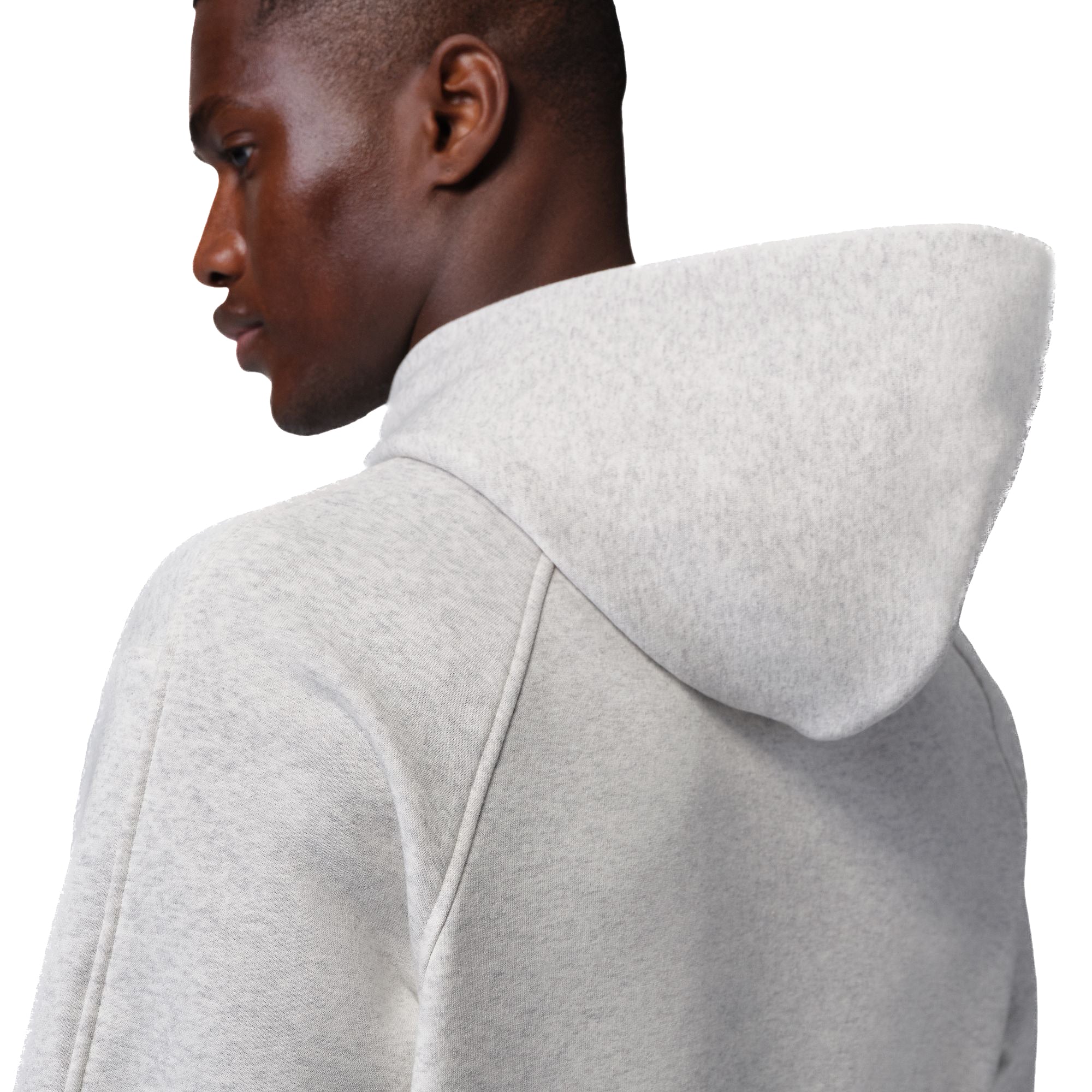 Jordan Brooklyn Men's Statement Pullover Hoodie - Neutral Grey