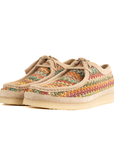 CLARKS WALLABEE - MULTICOLOUR RAFFIA