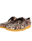 CLARKS Wallabee Brown Snake Print