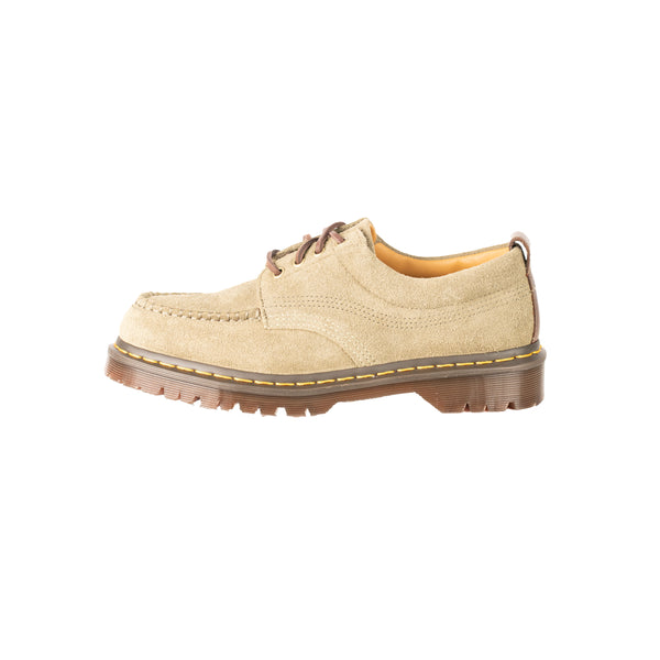 関税込★DR.MARTENS★LOWELL SUEDE MOC TOE★DMS OLIVE D.BROWN Lowell Suede Moc Toe Shoe in Olive/Dark Brown - Dr. Marten's