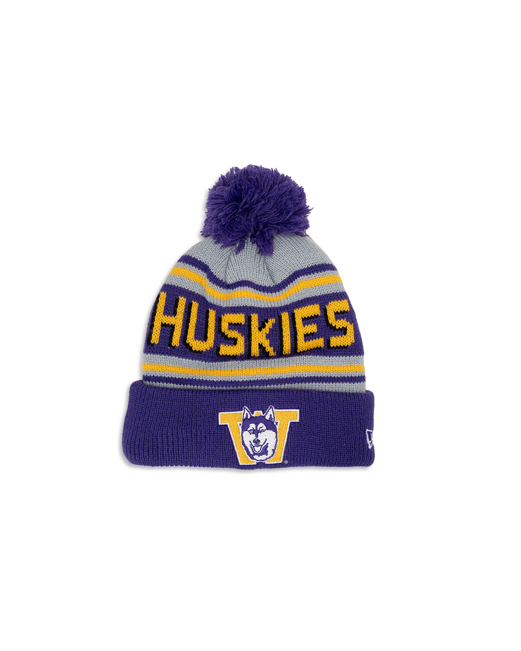 New Era - Washington Huskies Throwback Wordmark OG Beanie