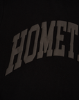HOMETEAM Logo T Puff Print - Black on Black