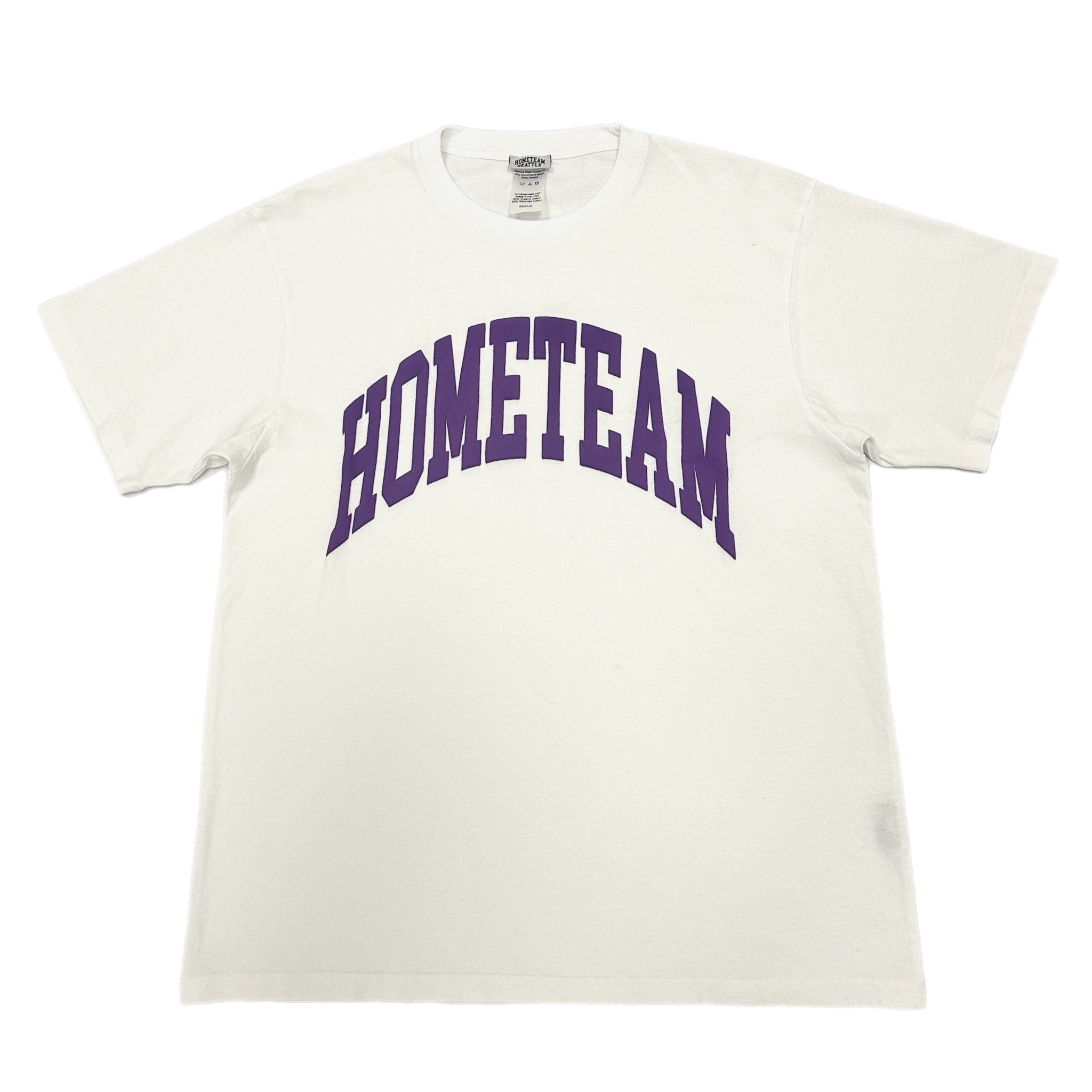 HOMETEAM Logo T Puff Print - White