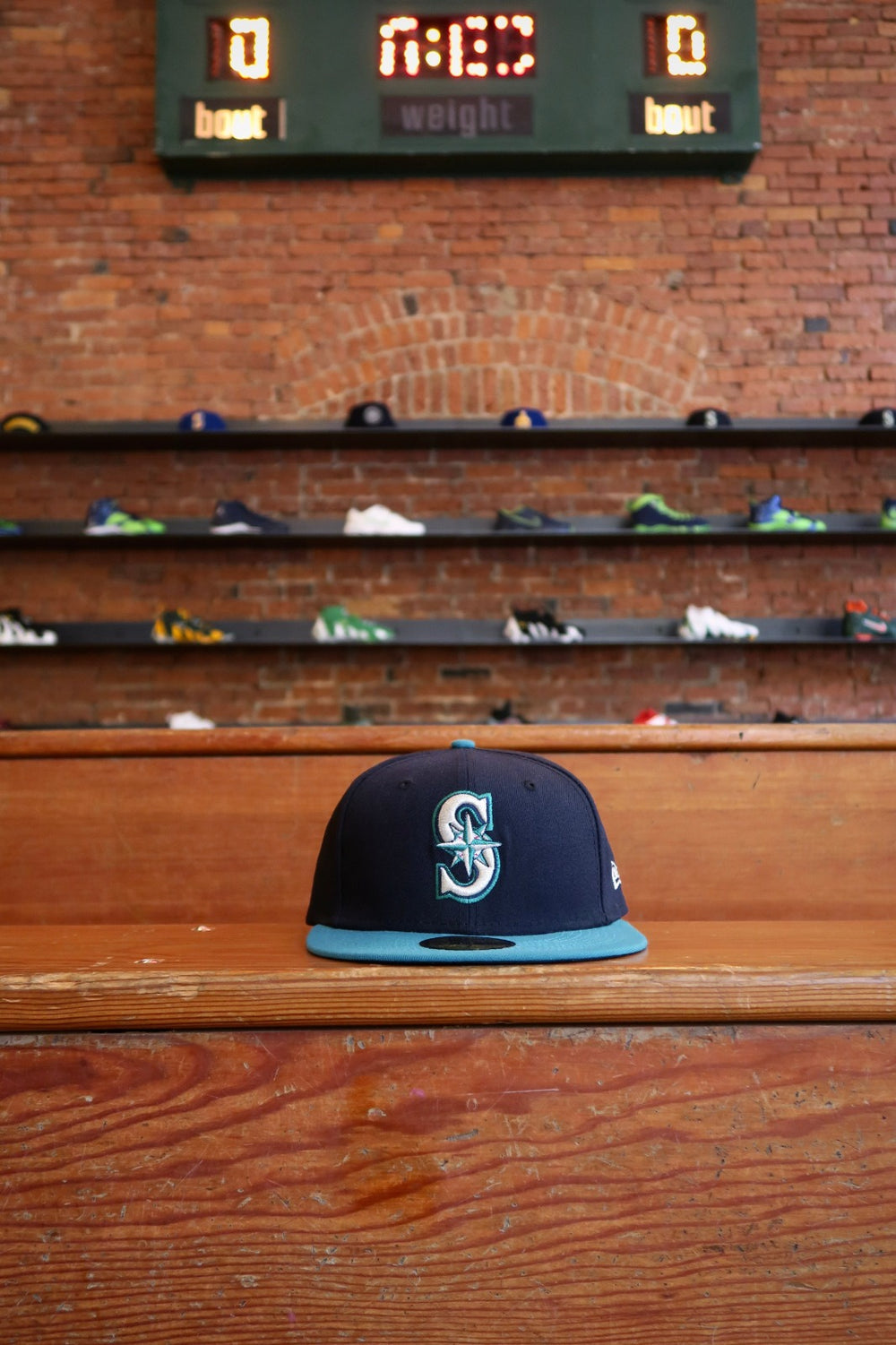 Seattle Mariners New Era 59Fifty Fitted - Navy/Aqua
