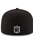 SEATTLE SEAHAWKS 5FIFTY FITTED - BLACK AND WHITE